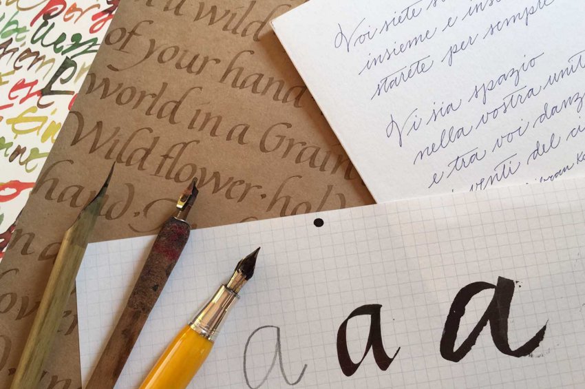 calligrafia l'arte di scrivere a mano